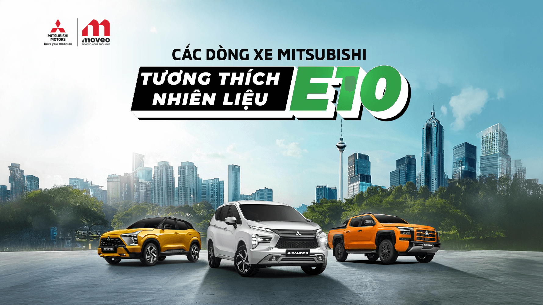 XĂNG E10 LÀ GÌ? TÌM HIỂU KHẢ NĂNG TƯƠNG THÍCH CỦA XĂNG E10 VỚI CÁC DÒNG XE MITSUBISHI TẠI VIỆT NAM