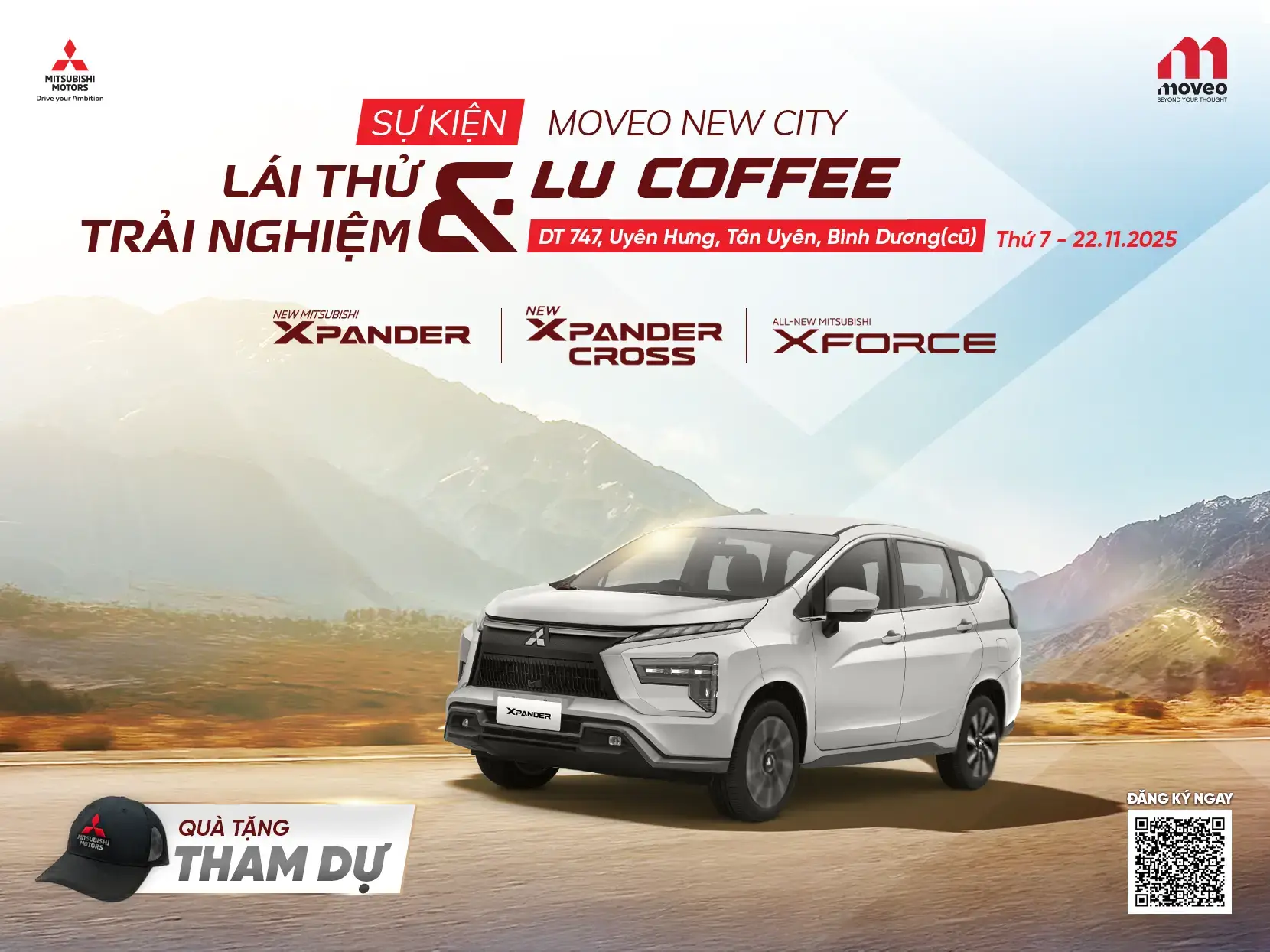 Lái thử xe Mitsubishi tại Tân Uyên