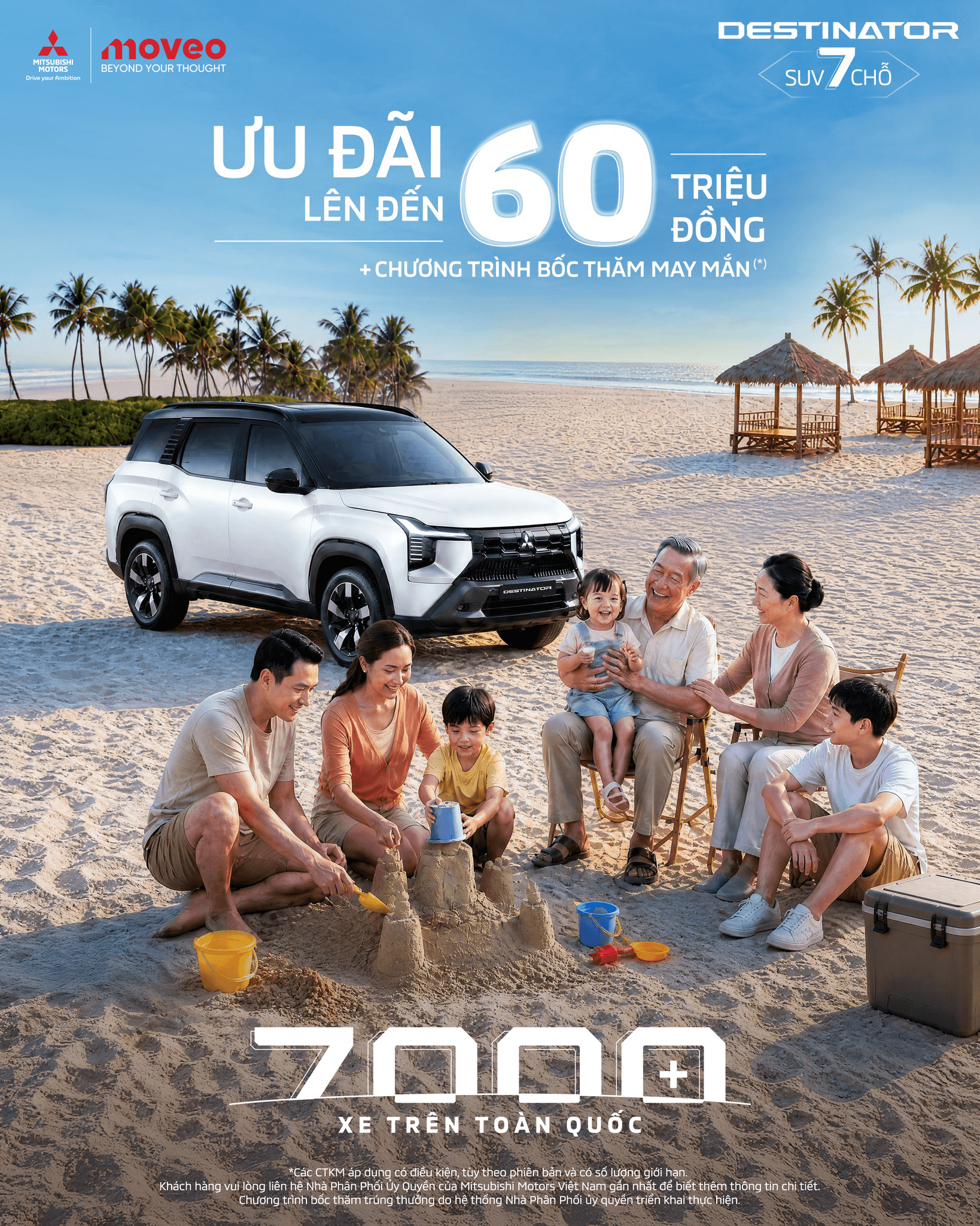MITSUBISHI DESTINATOR ĐẠT DOANH SỐ 7.000 XE – ƯU ĐÃI ĐẶC BIỆT THÁNG 6
