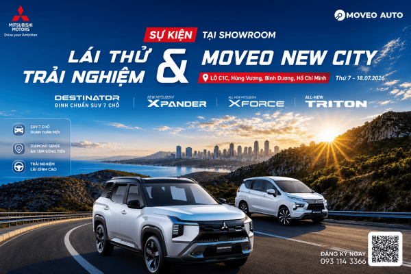 18.07 | Sự kiện lái thử & trưng bày tại Showroom Mitsubishi Moveo New City