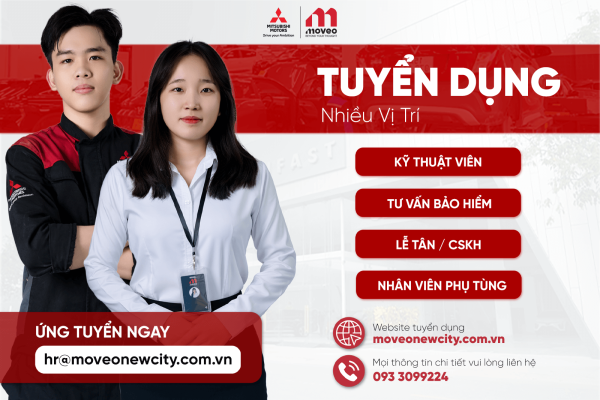 MOVEO NEW CITY TUYỂN DỤNG NHIỀU VỊ TRÍ