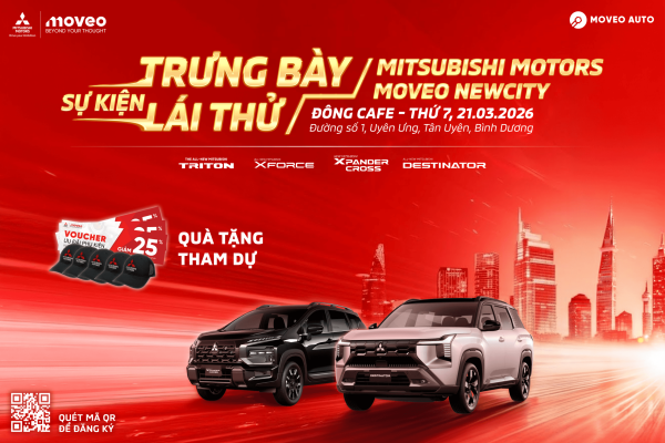 21.03 | Sự kiện Trưng bày và Lái thử xe tại Tân Uyên
